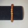 Natural Carnelian Stone Bracelet, Smooth Bead, 6mm+/- Diameter (Stretch)