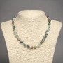 Natural Jasper Stone Necklace, Multicolour Tumbled Beads, 8x10mm+/- Diameter, 45cm+ Length