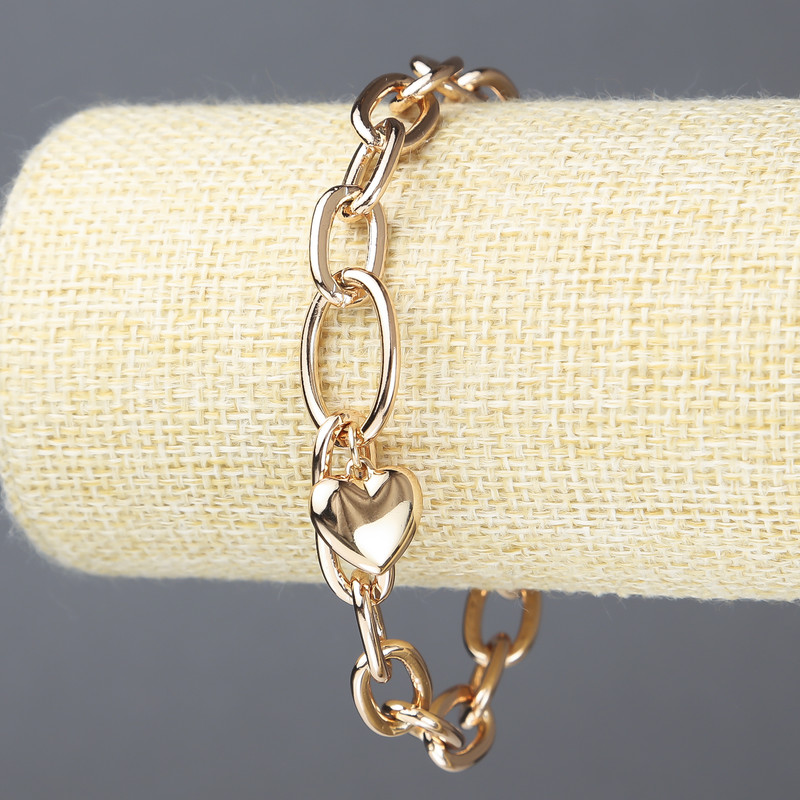 Xuping Bracelet, 18K Gold-Plated, Thickness 8.5mm+/-, Length 20cm+