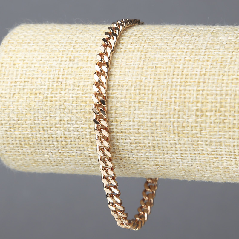 Xuping Bracelet, 18K Gold-Plated, Thickness 5mm+/-, Length 20cm+