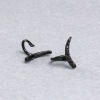 Xuping Ear Cuff Black Rhodium with Black Rhinestones, 10x12mm +
