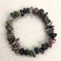 Natural Tourmaline Bracelet, Chip Beads 7mm+/-, Circumference 18cm+
