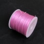 Craft Elastic Cord Spool, Pink, Length 30m+