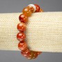 Elastic Bracelet, Carnelian, Bead 12mm+