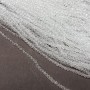Czech Crystal Beads on Fishing Line Clear White Faceted Rondelle, Diameter 3x2.5mm +/-, Length 36cm +