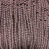 Czech Crystal Beads on Thread, Mauve Matte Faceted Rondelle, Diameter 3x2.5mm +/-, Length 36-38cm+