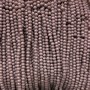 Czech Crystal Beads on Thread, Mauve Matte Faceted Rondelle, Diameter 3x2.5mm +/-, Length 36-38cm+