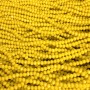 Czech Crystal Beads on fishing line yellow matte faceted rondelle, diameter 3.5x3mm +/-, length 36-38cm+
