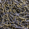 Czech Crystal Beads on fishing line, lilac assortment matte with coating, faceted rondelle, diameter 3.5x3mm +/-, length 36-38cm +