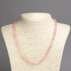 Necklace Synthetic Chalcedony, Smooth Round Beads, Diameter 6(+-)mm, Length 45cm+