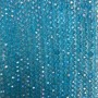 Czech Crystal Beads on String Clear Blue with Petrol Coating Faceted Rondelle, diameter 8x6mm +/-, length 40cm +