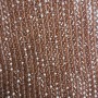 Czech Crystal Beads on a strand, brown transparent faceted rondelle, diameter 6x5mm +/-, length 40-42cm +