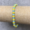 Elastic Bracelet with Czech Crystal, Ukraine, Faceted Rondelle, Diameter 6x4mm+-, Length 18cm+