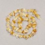 Citrine Chip Natural Stone Beads on Strand 8x3mm +/-, length 39cm+