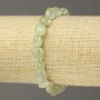 Prehnite Tumbled Natural Stone Bracelet on Elastic, diameter 10x8mm+
