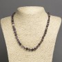 Natural Stone Charoite Necklace, Tumbled, Diameter 7x8mm, Length 45cm+