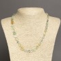 Assorted Necklace (Amethyst, Citrine, Prehnite), Tumbled, Diameter 8x6mm+-, Length 45cm+