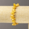 Tinted Quartz Chip Bracelet on Elastic, Diameter 6(+-)mm