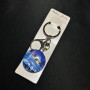 Keychain New Year Santa's Residence House, length 10cm