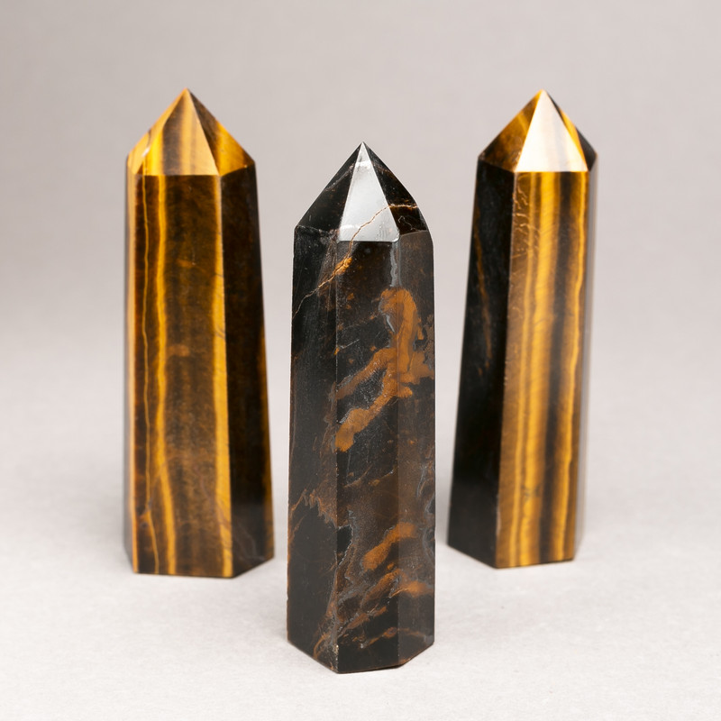 Natural Tiger's Eye Souvenir Pencil, Assorted Sizes (per 100g)