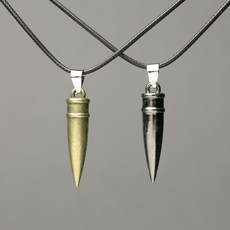 Matching Ball Pendants on Cord 42x9mm + -, Length 45-50cm