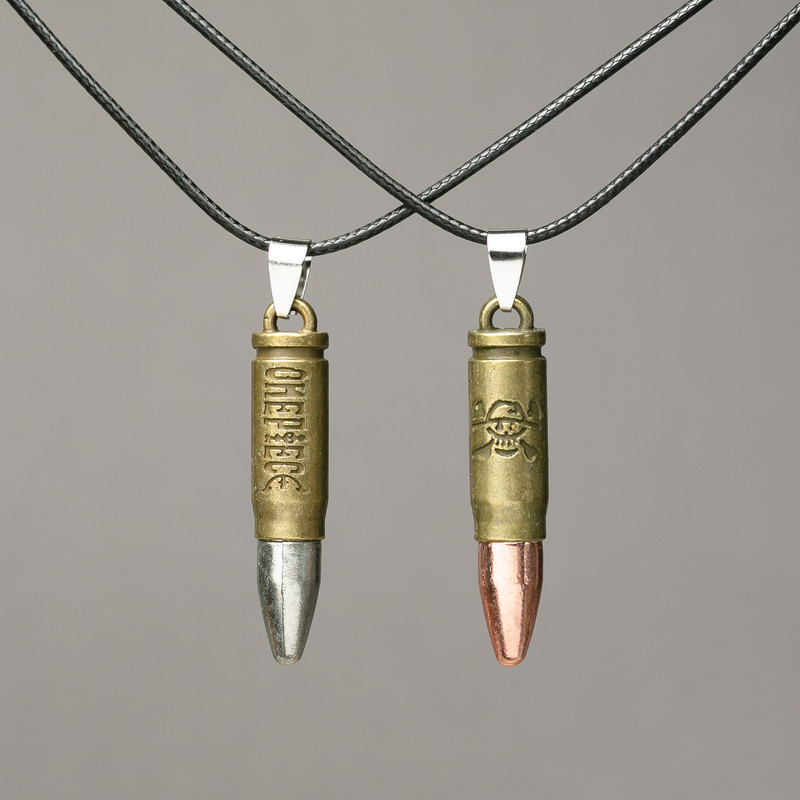 Matching Pendants Balls on Cord 45x9mm + -, length 45-50cm
