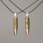 Matching Pendants Balls on Cord 45x9mm + -, length 45-50cm