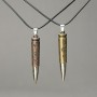 Matching Ball Pendants on Cord 52x8mm + -, Length 45-50cm
