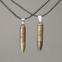 Matching Ball Pendants on Cord 45x8mm + -, Length 45-50cm