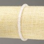 Elastic Bracelet, Natural Rose Quartz Rondelle, diameter 4x2.5mm +/-, length 18cm+