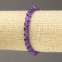 Bracelet Lepidolite (Synthetic) Smooth Bead, Diameter 6mm+/- (Stretch)