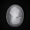 Cameo Brooch 3×2.5cm