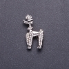 Royal Poodle Brooch, Silver-Tone Metal 4x2.5cm