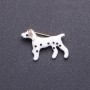 Dalmatian Brooch, Gold-Tone Metal 3.5x2cm