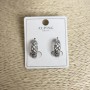 Xuping Earrings, Diameter 16x6mm, Rhodium