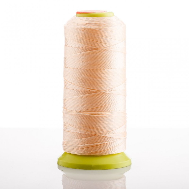 Thread spool Peach, diameter 0.6 mm nylon for crafts 500 m