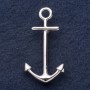 Anchor Brooch 5x2.5cm, grey metal