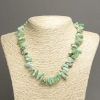 Chrysoprase Necklace, "Needle" Chip Beads, Diameter 15x5mm+-, Length 45cm+