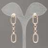 Xuping Stud Earrings 18K Gold Plated Chain, thickness 9.5mm +/-, length 48mm+