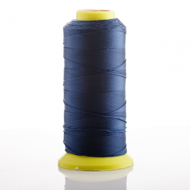 Blue Sapphire Nylon Bead Thread, 0.9 mm diameter, nylon for crafts 500 m