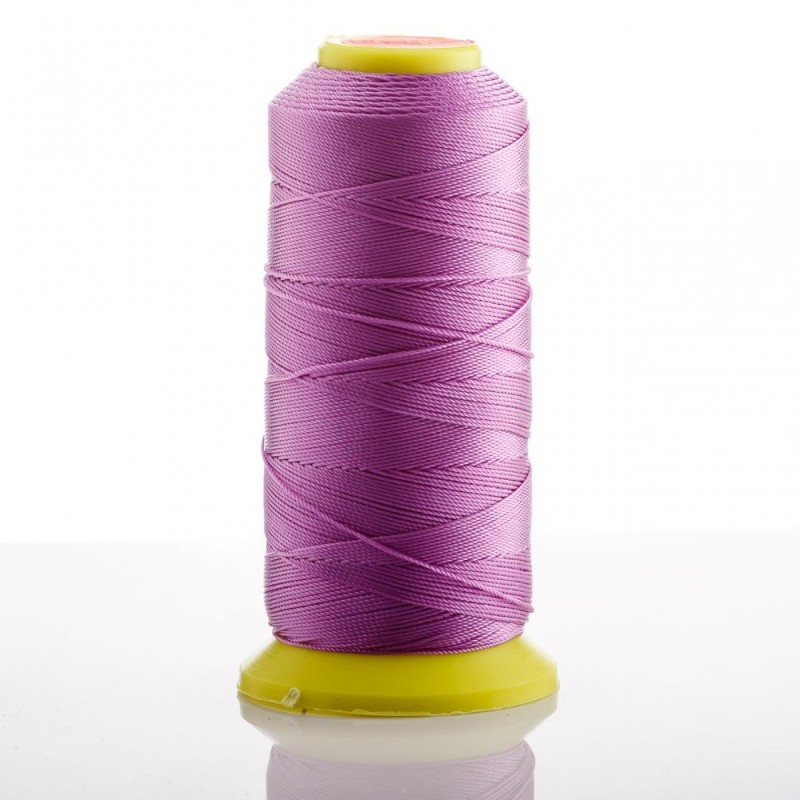 Dark Purple Nylon Thread, 0.9 mm diameter, capron for crafts 500 m
