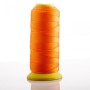 Orange nylon thread spool, 0.9 mm diameter, for craft, 500 m