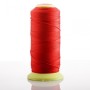 Red nylon thread on spool, 0.9 mm diameter, capron for craft, 500 m
