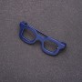 Mini Blue Glasses Brooch 42x15mm