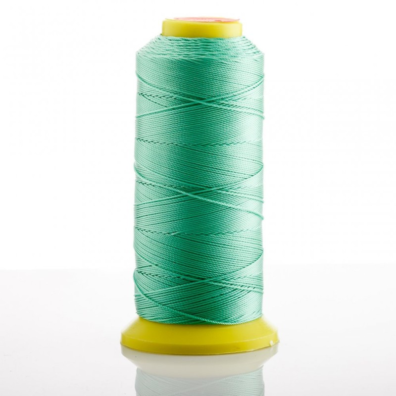 Mint Green Nylon Thread Spool, 0.9mm Diameter, for Crafts, 500m