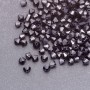 Black Plastic Bicone Beads 4x4mm, 0.5kg Pack