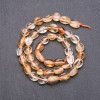 Citrine Tumbled Beads, 8×9 mm diameter (+ -), 38 cm length