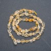 Citrine Tumbled Beads on Thread, 8x6mm, 42cm length +