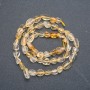 Citrine Tumbled Beads on Thread, 8x6mm, 42cm length +
