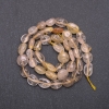 Rutilated Quartz "Hair" Beads Golden Tumbled, diameter 8-10 (+/-) mm thread, length 38cm